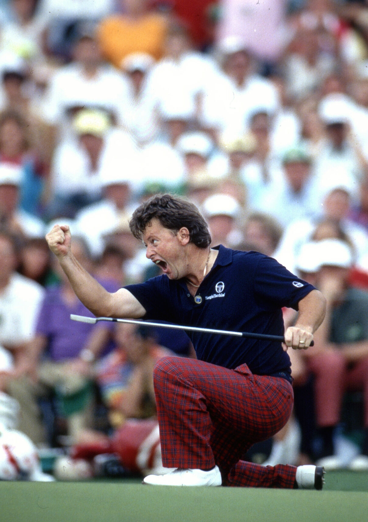 1991: Ian Woosnam makes par putt on last hole to beat Tom Watson for Masters title